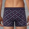 doreanse mens modal printed geometric patterned regular leg boxer 1813 imprime collection navy blue 1