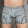 doreanse mens modal printed gingham patterned regular leg boxer 1864 imprime collection multicolor