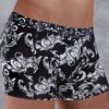 doreanse mens modal printed patterned regular leg boxer 1888 imprime collection black and white