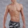 doreanse mens modal printed patterned regular leg boxer 1888 imprime collection black and white 2