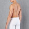 features of doreanse mens plus size cotton long leg boxer 1792p white