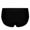 doreanse mens cotton waistband 3 piece slip briefs 1327 black