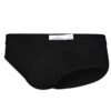 doreanse mens cotton waistband 3 piece slip briefs 1327 black 2