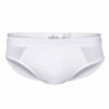 doreanse mens cotton waistband 3 piece slip briefs 1327 white 2