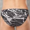 doreanse mens imprime collection modal marble printed briefs 1271 black 1