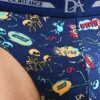 doreanse mens imprime collection modal skeleton printed briefs 1279 multicolor