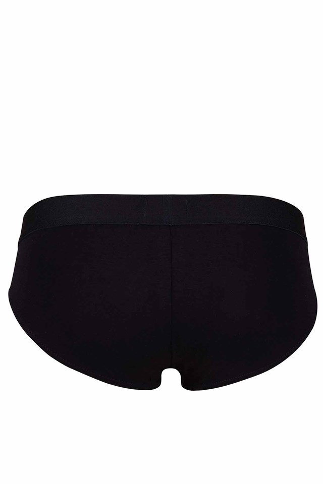 doreanse mens modal bowtie printed slip briefs 1255 black