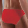 doreanse mens modal slim waistband solid color slip briefs 1281 red 1