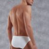 doreanse mens modal slim waistband solid color slip briefs 1281 white