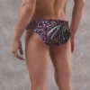 doreanse mens modal zebra patterned imprime collection slip briefs 1409 multicolor