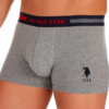 U.S. Polo Assn. 3 Pack Mens Boxer Set Cotton Licra 80155 grey
