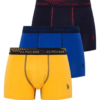 U.S. Polo Assn. 3 Pack Mens Boxer Set Cotton Licra 80178 1