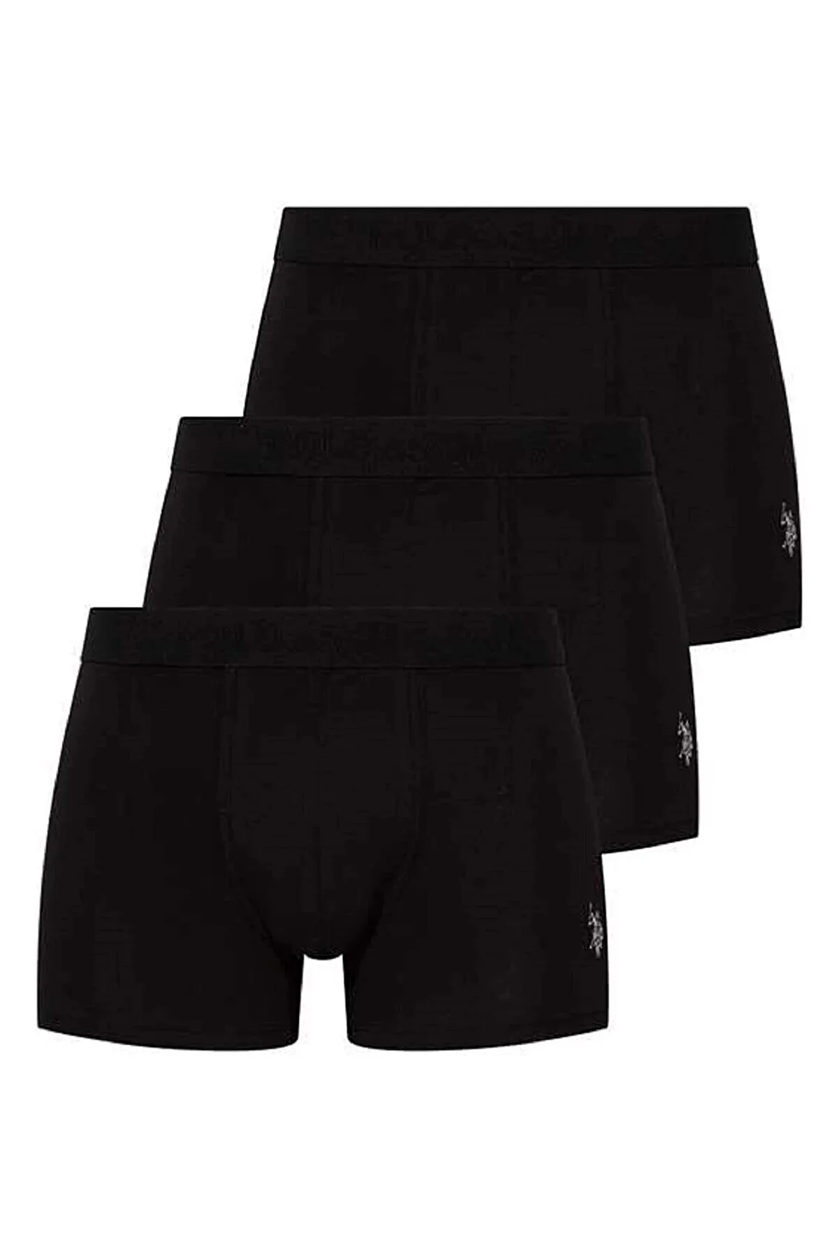 U.S. Polo Assn. 3 Pack Mens Boxer Set Cotton Modal Licra 80173 Black 1