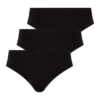 U.S. Polo Assn. 3 Pack Mens Brief Set Cotton Modal Licra 80177 Black 2