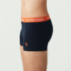 U.S. Polo Assn. 3 Pack Cotton Lycra Mens Boxer Set 80253 navy 3