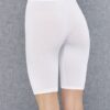 Doreanse 9901P Cotton Plus Size High Waist Long Leg Womens Boxer Shorts Panties white back