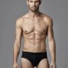 Eros ERS034 Cotton 2 Pack Mens Briefs black