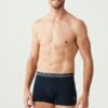 U.S. Polo Assn. 80306 3 Pack Cotton Lycra Mens Boxer Set Navy Blue Melange 1
