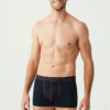 U.S. Polo Assn. 80336 3 Pack Cotton Lycra Mens Boxer Set Navy Blue Red Grey navyblue