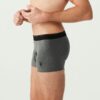 U.S. Polo Assn. 80338 3 Pack Cotton Lycra Mens Boxer Set Anthracite Black Grey 2