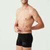 U.S. Polo Assn. 80338 3 Pack Cotton Lycra Mens Boxer Set Anthracite Black Grey 8