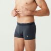 U.S. Polo Assn. 80338 3 Pack Cotton Lycra Mens Boxer Set Navy Blue Navy Blue Melange 7