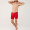 U.S. Polo Assn. 80454 3 Pack Cotton Lycra Mens Boxer Set Red Grey Navy Blue red