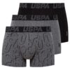 U.S. Polo Assn. 80496 3 Pack Cotton Lycra USPA Printed Mens Boxer Set Black Anthracite scaled