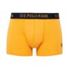 U.S. Polo Assn. 80497 3 Pack Cotton Lycra Mens Boxer Set Yellow Navy Blue 3 scaled