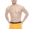 U.S. Polo Assn. 80497 3 Pack Cotton Lycra Mens Boxer Set Yellow Navy Blue 7
