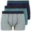 U.S. Polo Assn. 80504 3 Pack Cotton Lycra Mens Boxer Set Navy Blue Green scaled