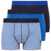 U.S. Polo Assn. 80504 3 Pack Cotton Lycra Mens Boxer Set Saxe Blue Navy Blue scaled