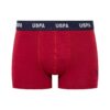 U.S. Polo Assn. 80509 3 Pack Cotton Lycra USPA Printed Mens Boxer Set Grey Burgundy burgundy scaled