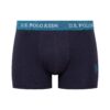U.S. Polo Assn. 80515 3 Pack Cotton Lycra Printed Mens Boxer Set Navy Blue Green navy blue scaled
