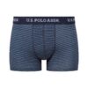 U.S. Polo Assn. 80515 3 Pack Cotton Lycra Printed Mens Boxer Set Navy Blue Indigo 4 scaled
