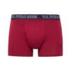 U.S. Polo Assn. 80516 3 Pack Cotton Lycra Mens Boxer Burgundy Navy Blue burgundy scaled