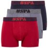 U.S. Polo Assn. 80521 3 Pack Cotton Lycra USPA Printed Mens Boxer Set Burgundy Navy Blue Anthracite scaled