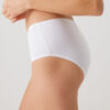 2033 3 Pack High Waist Cotton Womens Basic Slip Panty Set Solid Colors6