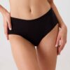 2033 3 Pack High Waist Cotton Womens Basic Slip Panty Set Solid Colors9