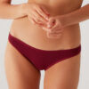 Pierre Cardin 2055, 5 Pack, Mid Waist, Cotton, Women’s Basic Slip Brief Panty Set, Ecru & Powder Pink & Burgundy & Navy Blue &11