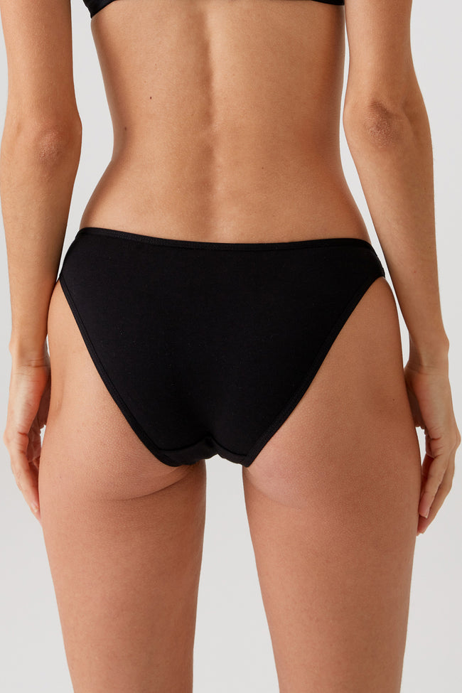 Pierre Cardin 2055, 5 Pack, Mid Waist, Cotton, Women’s Basic Slip Brief Panty Set, Ecru & Powder Pink & Burgundy & Navy Blue &7