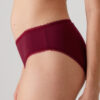 Pierre Cardin 2238, 3 Pack, Cotton Jersey Slip Panty with Chain Lace Trim, Burgundy & Ecru & Powder Pink6