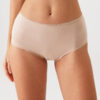 Pierre Cardin 2239, 3 Pack, High Waisted Cotton Bato Panty with Chain Lace Trim, Black & White & Beige5
