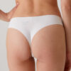 Pierre Cardin 2841, 3 Pack, Seamless Laser Cut Micro String Thong with Cotton Gusset, Powder Pink & Ecru & Black4