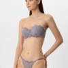 Pierre Cardin 4032 Pisa, Strapless Underwired Push Up Padded Bra and Panty Set Gray2