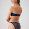 Pierre Cardin 4032 Pisa, Strapless Underwired Push Up Padded Bra and Panty Set Navy Blue3