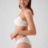 Pierre Cardin 4560 Madrid, Underwired Non Padded Bra and Lace Panty Set Ecru3