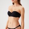 Pierre Cardin 4562 Siena, Underwired Non Padded Lace Strapless Fantasy Bra and Panty Set Black3