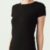 U.S. Polo Assn. 66002 Cotton Modal Lycra Round Neck Womens Undershirt T shirt Black