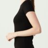U.S. Polo Assn. 66002 Cotton Modal Lycra Round Neck Womens Undershirt T shirt Black 3